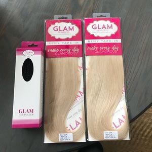 100% real human hair tape in extensions